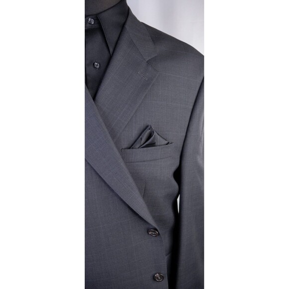 Lauren Ralph Lauren Sport Coat Mens Size 50R/S Gray Two Button Blazer Jacket - Picture 4 of 14